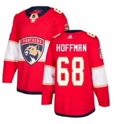 Men's Adidas Florida Panthers #68 Mike Hoffman Authentic Red Home NHL Jersey Men's Adidas Florida Panthers #68 Mike Hoffman Authentic Red Home NHL Jersey
