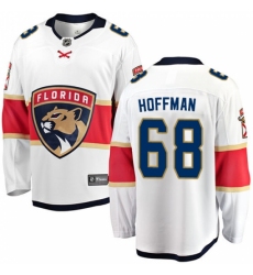 Men's Florida Panthers #68 Mike Hoffman Authentic White Away Fanatics Branded Breakaway NHL Jersey Men's Florida Panthers #68 Mike Hoffman Authentic White Away Fanatics Branded Breakaway NHL Jersey