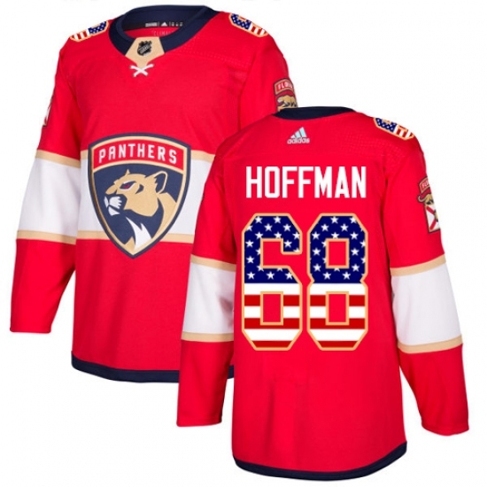 Youth Adidas Florida Panthers #68 Mike Hoffman Authentic Red USA Flag Fashion NHL Jersey Youth Adidas Florida Panthers #68 Mike Hoffman Authentic Red USA Flag Fashion NHL Jersey
