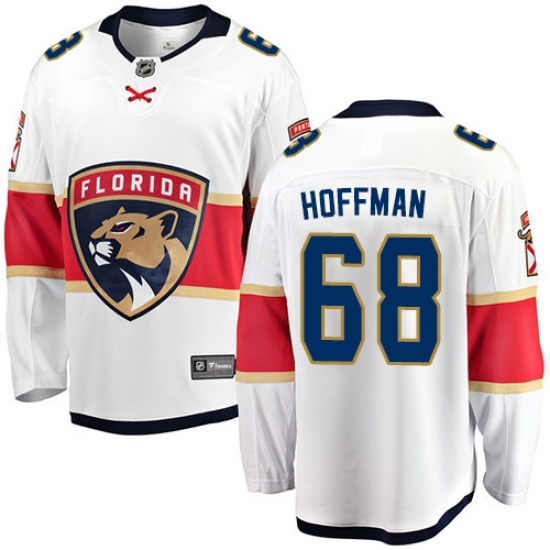 Youth Florida Panthers #68 Mike Hoffman Authentic White Away Fanatics Branded Breakaway NHL Jersey Youth Florida Panthers #68 Mike Hoffman Authentic White Away Fanatics Branded Breakaway NHL Jersey