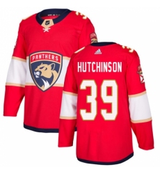 Youth Adidas Florida Panthers #39 Michael Hutchinson Premier Red Home NHL Jersey Youth Adidas Florida Panthers #39 Michael Hutchinson Premier Red Home NHL Jersey