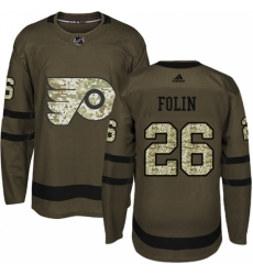 Youth Adidas Philadelphia Flyers #26 Christian Folin Premier Green Salute to Service NHL Jersey Youth Adidas Philadelphia Flyers #26 Christian Folin Premier Green Salute to Service NHL Jersey