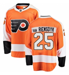Men's Philadelphia Flyers #25 James Van Riemsdyk Fanatics Branded Orange Home Breakaway NHL Jersey Men's Philadelphia Flyers #25 James Van Riemsdyk Fanatics Branded Orange Home Breakaway NHL Jersey