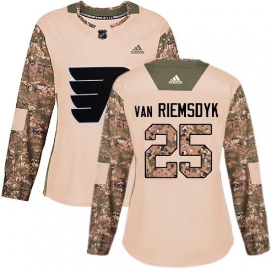 Women's Adidas Philadelphia Flyers #25 James Van Riemsdyk Authentic Camo Veterans Day Practice NHL Jersey Women's Adidas Philadelphia Flyers #25 James Van Riemsdyk Authentic Camo Veterans Day Practice NHL Jersey