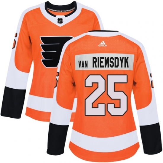 Women's Adidas Philadelphia Flyers #25 James Van Riemsdyk Premier Orange Home NHL Jersey Women's Adidas Philadelphia Flyers #25 James Van Riemsdyk Premier Orange Home NHL Jersey