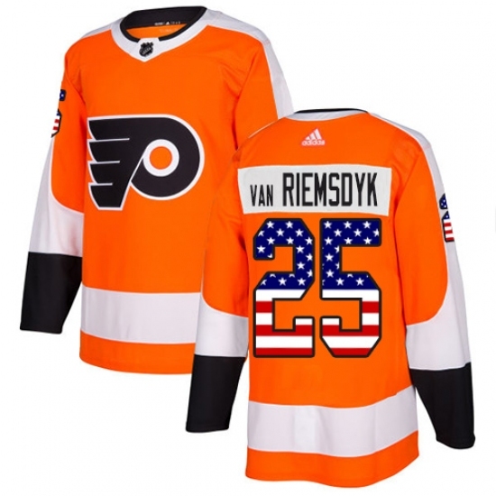 Youth Adidas Philadelphia Flyers #25 James Van Riemsdyk Authentic Orange USA Flag Fashion NHL Jersey Youth Adidas Philadelphia Flyers #25 James Van Riemsdyk Authentic Orange USA Flag Fashion NHL Jersey