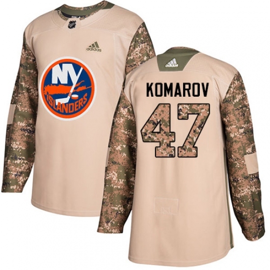 Youth Adidas New York Islanders #47 Leo Komarov Authentic Camo Veterans Day Practice NHL Jersey Youth Adidas New York Islanders #47 Leo Komarov Authentic Camo Veterans Day Practice NHL Jersey