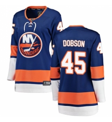 Women's New York Islanders #45 Noah Dobson Fanatics Branded Royal Blue Home Breakaway NHL Jersey Women's New York Islanders #45 Noah Dobson Fanatics Branded Royal Blue Home Breakaway NHL Jersey