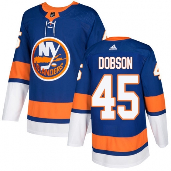 Youth Adidas New York Islanders #45 Noah Dobson Premier Royal Blue Home NHL Jersey Youth Adidas New York Islanders #45 Noah Dobson Premier Royal Blue Home NHL Jersey
