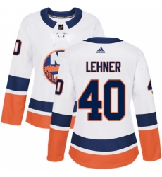 Women's Adidas New York Islanders #40 Robin Lehner Authentic White Away NHL Jersey Women's Adidas New York Islanders #40 Robin Lehner Authentic White Away NHL Jersey