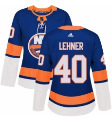 Women's Adidas New York Islanders #40 Robin Lehner Premier Royal Blue Home NHL Jersey Women's Adidas New York Islanders #40 Robin Lehner Premier Royal Blue Home NHL Jersey