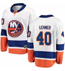 Youth New York Islanders #40 Robin Lehner Fanatics Branded White Away Breakaway NHL Jersey Youth New York Islanders #40 Robin Lehner Fanatics Branded White Away Breakaway NHL Jersey