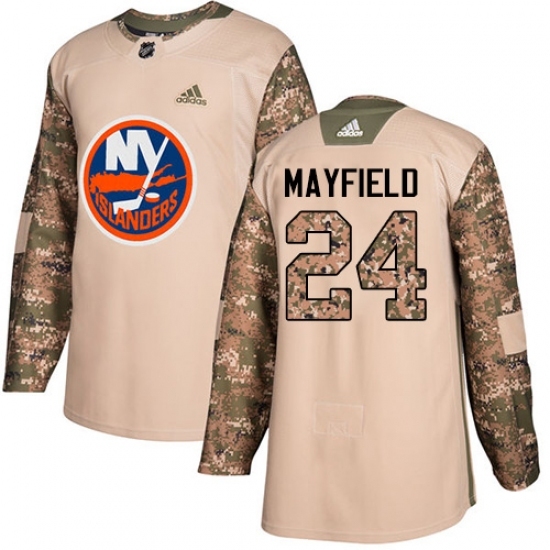 Men's Adidas New York Islanders #24 Scott Mayfield Authentic Camo Veterans Day Practice NHL Jersey Men's Adidas New York Islanders #24 Scott Mayfield Authentic Camo Veterans Day Practice NHL Jersey