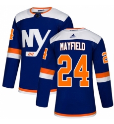 Men's Adidas New York Islanders #24 Scott Mayfield Premier Blue Alternate NHL Jersey