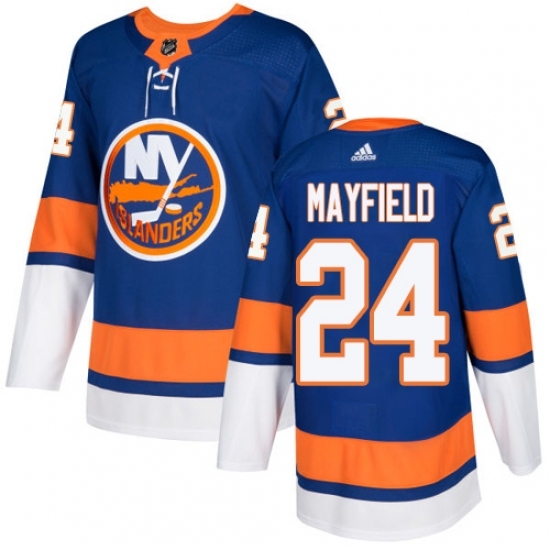 Men's Adidas New York Islanders #24 Scott Mayfield Premier Royal Blue Home NHL Jersey Men's Adidas New York Islanders #24 Scott Mayfield Premier Royal Blue Home NHL Jersey