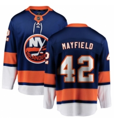 Men's New York Islanders #42 Scott Mayfield Fanatics Branded Royal Blue Home Breakaway NHL Jersey