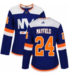 Women's Adidas New York Islanders #24 Scott Mayfield Premier Blue Alternate NHL Jersey