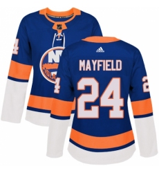 Women's Adidas New York Islanders #24 Scott Mayfield Premier Royal Blue Home NHL Jersey