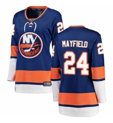 Women's New York Islanders #24 Scott Mayfield Fanatics Branded Royal Blue Home Breakaway NHL Jersey
