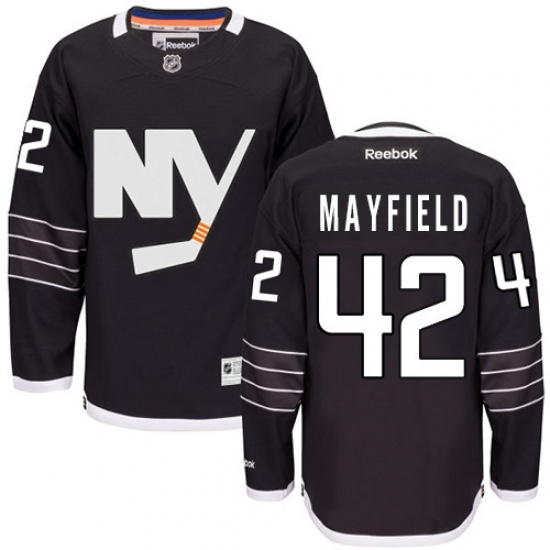 Women's Reebok New York Islanders #42 Scott Mayfield Authentic Black Third NHL Jersey Women's Reebok New York Islanders #42 Scott Mayfield Authentic Black Third NHL Jersey
