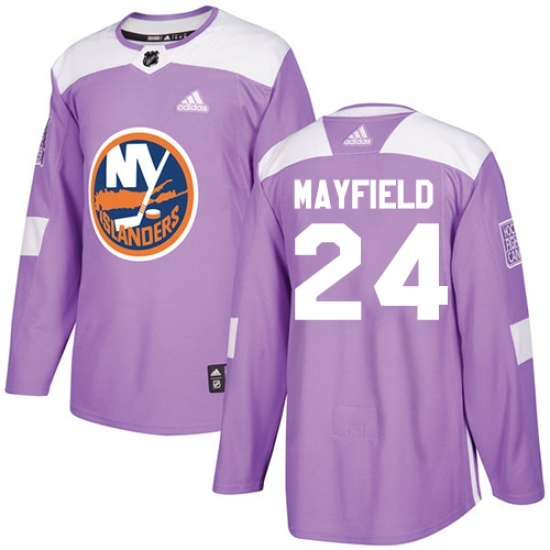 Youth Adidas New York Islanders #24 Scott Mayfield Authentic Purple Fights Cancer Practice NHL Jersey Youth Adidas New York Islanders #24 Scott Mayfield Authentic Purple Fights Cancer Practice NHL Jersey