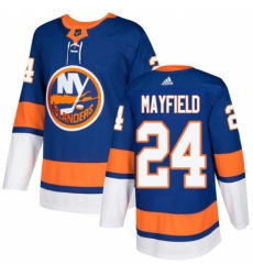Youth Adidas New York Islanders #24 Scott Mayfield Premier Royal Blue Home NHL Jersey