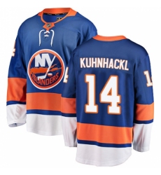 Youth New York Islanders #14 Tom Kuhnhackl Fanatics Branded Royal Blue Home Breakaway NHL Jersey