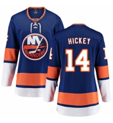 Women's New York Islanders #14 Thomas Hickey Fanatics Branded Royal Blue Home Breakaway NHL Jersey