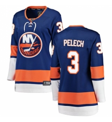 Women's New York Islanders #3 Adam Pelech Fanatics Branded Royal Blue Home Breakaway NHL Jersey