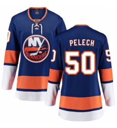 Women's New York Islanders #50 Adam Pelech Fanatics Branded Royal Blue Home Breakaway NHL Jersey