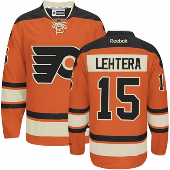 Women's Reebok Philadelphia Flyers #15 Jori Lehtera Authentic Orange New Third NHL Jersey Women's Reebok Philadelphia Flyers #15 Jori Lehtera Authentic Orange New Third NHL Jersey
