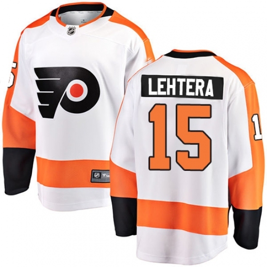 Youth Philadelphia Flyers #15 Jori Lehtera Fanatics Branded White Away Breakaway NHL Jersey Youth Philadelphia Flyers #15 Jori Lehtera Fanatics Branded White Away Breakaway NHL Jersey