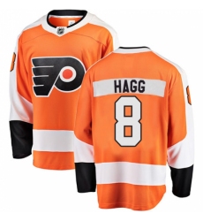 Men's Philadelphia Flyers #8 Robert Hagg Fanatics Branded Orange Home Breakaway NHL Jersey Men's Philadelphia Flyers #8 Robert Hagg Fanatics Branded Orange Home Breakaway NHL Jersey