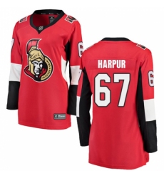 Women's Ottawa Senators #67 Ben Harpur Fanatics Branded Red Home Breakaway NHL Jersey Women's Ottawa Senators #67 Ben Harpur Fanatics Branded Red Home Breakaway NHL Jersey