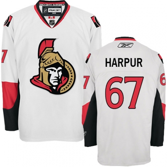 Women's Reebok Ottawa Senators #67 Ben Harpur Authentic White Away NHL Jersey Women's Reebok Ottawa Senators #67 Ben Harpur Authentic White Away NHL Jersey