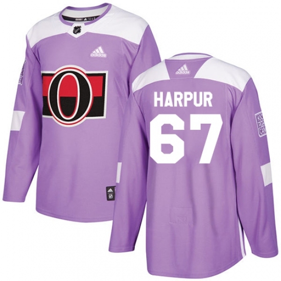 Youth Adidas Ottawa Senators #67 Ben Harpur Authentic Purple Fights Cancer Practice NHL Jersey Youth Adidas Ottawa Senators #67 Ben Harpur Authentic Purple Fights Cancer Practice NHL Jersey