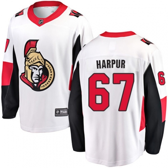 Youth Ottawa Senators #67 Ben Harpur Fanatics Branded White Away Breakaway NHL Jersey Youth Ottawa Senators #67 Ben Harpur Fanatics Branded White Away Breakaway NHL Jersey