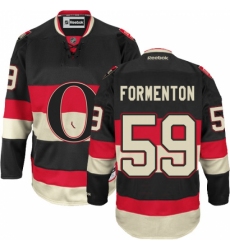 Men's Reebok Ottawa Senators #59 Alex Formenton Authentic Black Third NHL Jersey Men's Reebok Ottawa Senators #59 Alex Formenton Authentic Black Third NHL Jersey