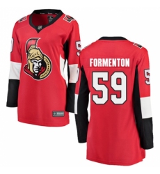 Women's Ottawa Senators #59 Alex Formenton Fanatics Branded Red Home Breakaway NHL Jersey Women's Ottawa Senators #59 Alex Formenton Fanatics Branded Red Home Breakaway NHL Jersey