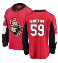 Youth Ottawa Senators #59 Alex Formenton Fanatics Branded Red Home Breakaway NHL Jersey Youth Ottawa Senators #59 Alex Formenton Fanatics Branded Red Home Breakaway NHL Jersey