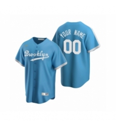 Los Angeles Dodgers Custom Nike Light Blue Cooperstown Collection Alternate Jersey