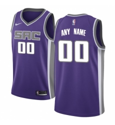 Men's Sacramento Kings Nike Purple Swingman Custom Jersey - Icon Edition