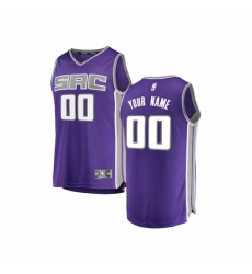 Youth Sacramento Kings Fanatics Branded Purple Fast Break Custom Replica Jersey - Icon Edition