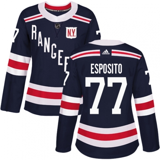 Women's Adidas New York Rangers #77 Phil Esposito Authentic Navy Blue 2018 Winter Classic NHL Jersey Women's Adidas New York Rangers #77 Phil Esposito Authentic Navy Blue 2018 Winter Classic NHL Jersey