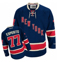 Youth Reebok New York Rangers #77 Phil Esposito Authentic Navy Blue Third NHL Jersey Youth Reebok New York Rangers #77 Phil Esposito Authentic Navy Blue Third NHL Jersey
