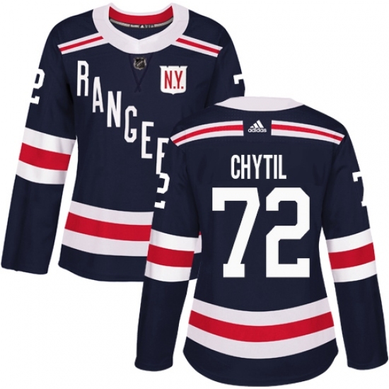 Women's Adidas New York Rangers #72 Filip Chytil Authentic Navy Blue 2018 Winter Classic NHL Jersey Women's Adidas New York Rangers #72 Filip Chytil Authentic Navy Blue 2018 Winter Classic NHL Jersey
