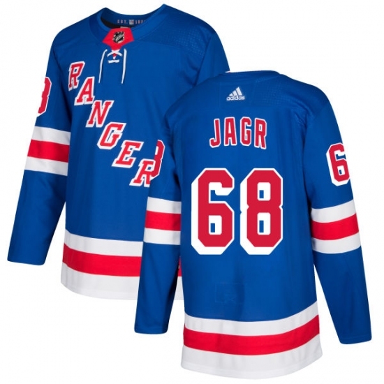Youth Adidas New York Rangers #68 Jaromir Jagr Authentic Royal Blue Home NHL Jersey Youth Adidas New York Rangers #68 Jaromir Jagr Authentic Royal Blue Home NHL Jersey