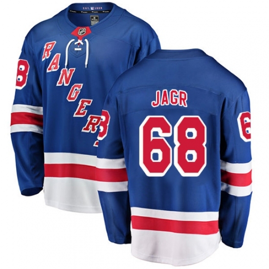 Youth New York Rangers #68 Jaromir Jagr Fanatics Branded Royal Blue Home Breakaway NHL Jersey Youth New York Rangers #68 Jaromir Jagr Fanatics Branded Royal Blue Home Breakaway NHL Jersey