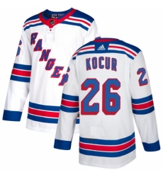 Youth Reebok New York Rangers #26 Joe Kocur Authentic White Away NHL Jersey Youth Reebok New York Rangers #26 Joe Kocur Authentic White Away NHL Jersey