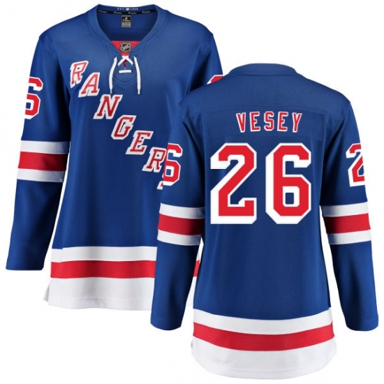 Women's New York Rangers #26 Jimmy Vesey Fanatics Branded Royal Blue Home Breakaway NHL Jersey Women's New York Rangers #26 Jimmy Vesey Fanatics Branded Royal Blue Home Breakaway NHL Jersey